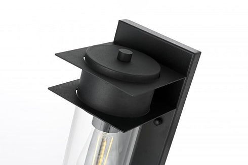 Elegant Lighting Westmont 7 inch Outdoor Pendant in Black Model: OD363W14BK