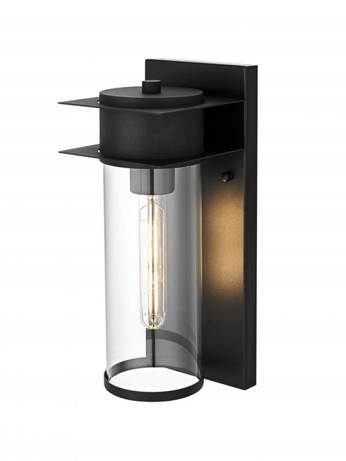 Elegant Lighting Westmont 7 inch Outdoor Pendant in Black Model: OD363W14BK
