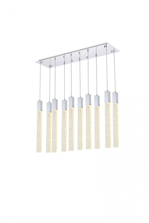 Elegant Lighting Weston 10 Light Pendant Model: 2066D42C