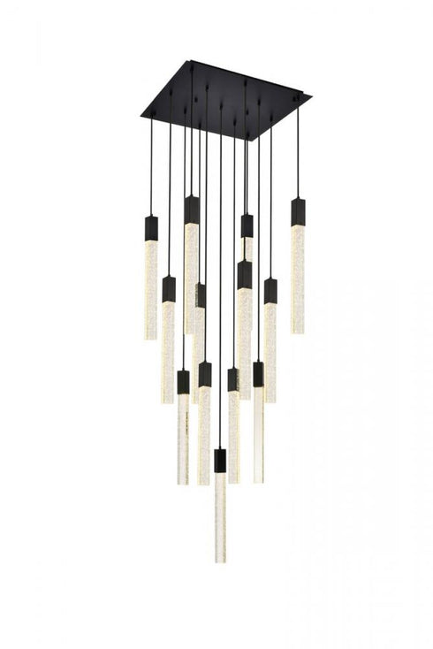 Elegant Lighting Weston 13 Light Pendant Model: 2066G26BK