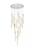 Elegant Lighting Weston 16 Light Pendant Model: 2067G36BK