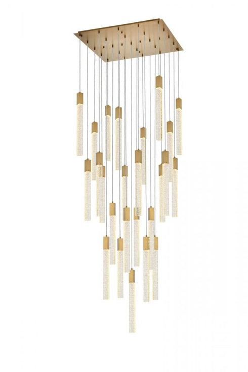 Elegant Lighting Weston 25 Light Pendant Model: 2066G36BK