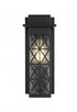 Elegant Lighting Wildey 7 inch Outdoor Pendant in Black Model: OD361W13BK