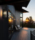 Elegant Lighting Wildey 7 inch Outdoor Pendant in Black Model: OD361W13BK