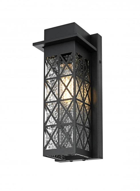 Elegant Lighting Wildey 7 inch Outdoor Pendant in Black Model: OD361W13BK