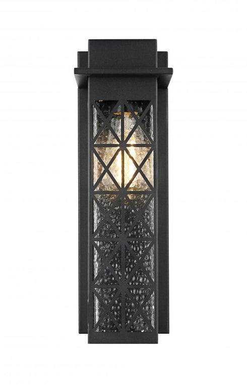 Elegant Lighting Wildey 7 inch Outdoor Pendant in Black Model: OD361W16BK