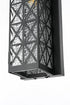 Elegant Lighting Wildey 7 inch Outdoor Pendant in Black Model: OD361W16BK
