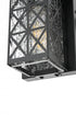 Elegant Lighting Wildey 7 inch Outdoor Pendant in Black Model: OD361W9BK