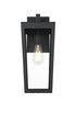 Elegant Lighting William 1 Light Wall Sconce W7.5 Inch E8.9 Inch H18.3 Inch in Black Model: OD405W18BK