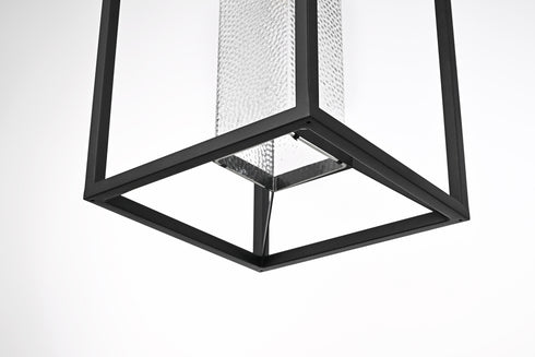 Elegant Lighting Willington 1 Light Wall sconce W12 Inch E13 Inch H25.5 Inch L1 in Black (1Box) Model: OD329W26BK