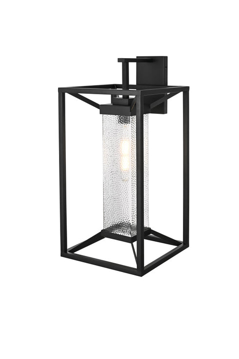 Elegant Lighting Willington 1 Light Wall sconce W12 Inch E13 Inch H25.5 Inch L1 in Black (1Box) Model: OD329W26BK