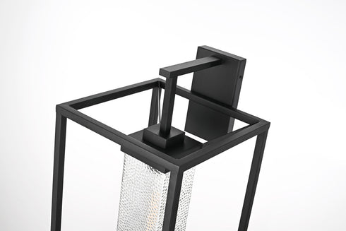 Elegant Lighting Willington 1 Light Wall sconce W12 Inch E13 Inch H25.5 Inch L1 in Black (1Box) Model: OD329W26BK