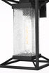 Elegant Lighting Willington 1 Light Wall sconce W9.5 Inch E10.5 Inch H17 Inch L1 in Black (1Box) Model: OD329W17BK