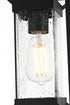 Elegant Lighting Willington 7 inch Outdoor Pendant in Black Model: OD329H13BK