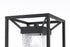 Elegant Lighting Willington 7 inch Outdoor Pendant in Black Model: OD329P16BK