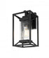 Elegant Lighting Willington 7 inch Outdoor Pendant in Black Model: OD329W14BK