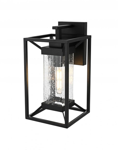 Elegant Lighting Willington 7 inch Outdoor Pendant in Black Model: OD329W14BK