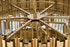 Elegant Lighting Willow 12 Light Pendant D32 Inch H19 Inch L12 Satin Gold in Satin Gold and Clear Finish Model: 3400G32SG