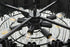 Elegant Lighting Willow 8 Light Pendant D24 Inch H14 Inch L8 Black in Black and Clear Finish Model: 3400D24BK