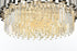 Elegant Lighting Willow 8 Light Pendant D24 Inch H14 Inch L8 Chrome in Chrome and Clear Finish Model: 3400D24C