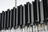 Elegant Lighting Willow 9 Light Pendant L36.5 Inch W14 Inch H14 Inch L9 Black in Black and Clear Finish Model: 3401G36BK