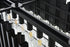 Elegant Lighting Willow 9 Light Pendant L36.5 Inch W14 Inch H14 Inch L9 Black in Black and Clear Finish Model: 3401G36BK
