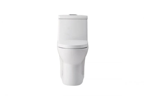 Elegant Lighting Winslet One piece Elongated Toilet 28x15x30 Inch in White Model: TOL2001