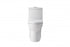Elegant Lighting Winslet One piece Elongated Toilet 28x15x30 Inch in White Model: TOL2001