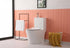 Elegant Lighting Winslet One piece Elongated Toilet 28x15x31 Inch in White Model: TOL2004