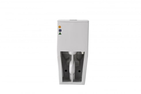 Elegant Lighting Winslet One piece Elongated Toilet 28x15x31 Inch in White Model: TOL2004
