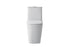 Elegant Lighting Winslet One piece Floor Square Toilet 27x14x31 Inch in White Model: TOL2003