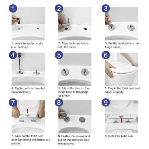 Elegant Lighting Winslet One piece Floor Square Toilet 27x14x31 Inch in White Model: TOL2003