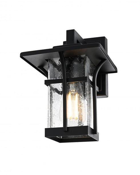 Elegant Lighting Woodstock 7 inch Outdoor Pendant in Black Model: OD345W11BK