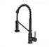 Elegant Lighting Yara Single Handle Pull Down Sprayer Kitchen Faucet in Brushed Gold Model: FAK-310BGD