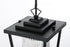 Elegant Lighting York 7 inch Outdoor Pendant in Black Model: OD305H13BK