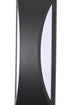 Elegant Lighting Zayn 1 Light Wall Sconce W6.1 Inch E4.5 Inch H17.5 Inch in Black Model: OD407W18BK