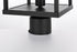 Elegant Lighting Zora 21 inch Outdoor Post light in Black in Black and Clear Finish Model: OD606P21BK