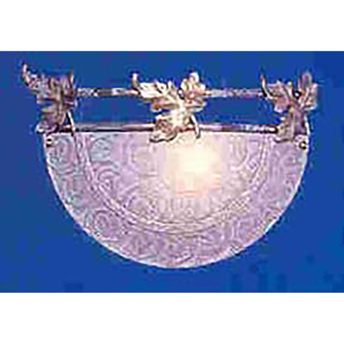 Elk 1 Light Glass Wall Bracket in Brown Finish Model: 16261
