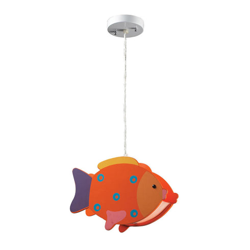 Elk 1 Light MINI PENDANT in Orange Finish Model: 5133/1