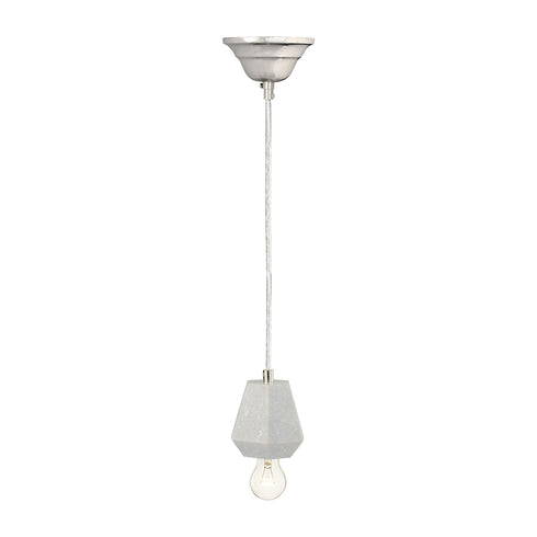 Elk 1 Light MINI PENDANT in White Marble Finish Model: 8989-012