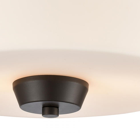 Elk 2 Light FLUSH MOUNT in Oil Rubbed Bronze Finish Model: CN310231