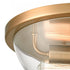 Elk 2 Light FLUSH MOUNT in Satin Gold Finish Model: CN280235