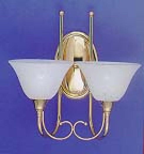 Elk 2 Light SCONCE in GOLD PLATE SCAVO Finish Model: 6722/2