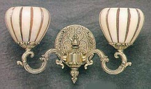 Elk 2 Light SCONCE in Solid Brass Finish Model: 7363/2