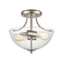 Elk 2 Light SEMI FLUSH MOUNT in Brushed Nickel Finish Model: CN280282