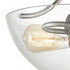 Elk 2 Light SEMI FLUSH MOUNT in Brushed Nickel Finish Model: CN280282
