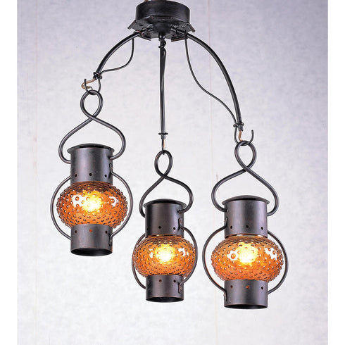 Elk 3 LIGHT CHANDELIER in Brown Finish Model: 89304