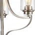 Elk 3 Light CHANDELIER in Brushed Nickel Finish Model: CN300322