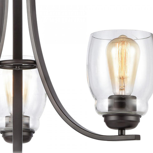 Elk 3 Light CHANDELIER in Oil Rubbed Bronze Finish Model: CN320321