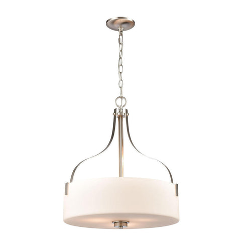 Elk 3 Light PENDANT in Brushed Nickel Finish Model: CN300842
